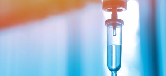 Kroplówka w szpitalu.